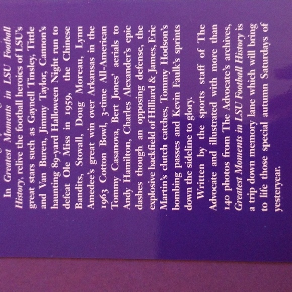 Football Book College>LSU (New) Large Format Hardback - Picture 8 of 10